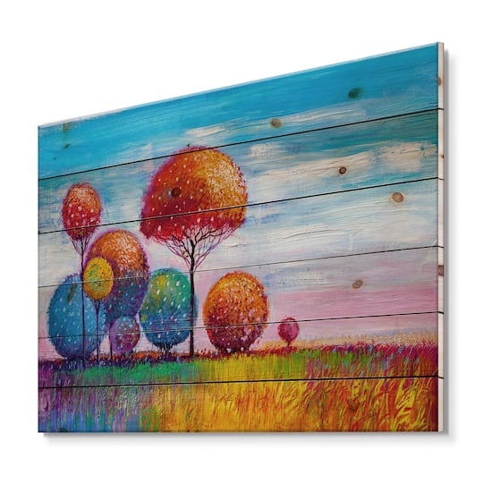 Designart - Colourful Ornamental Trees IX